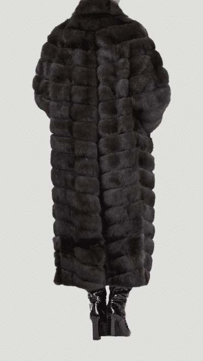 Lorelei | Luxury Russian Sable Full Length Fur Coat With Lavish Collar